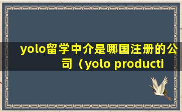 yolo留学中介是哪国注册的公司（yolo productions and the great）
